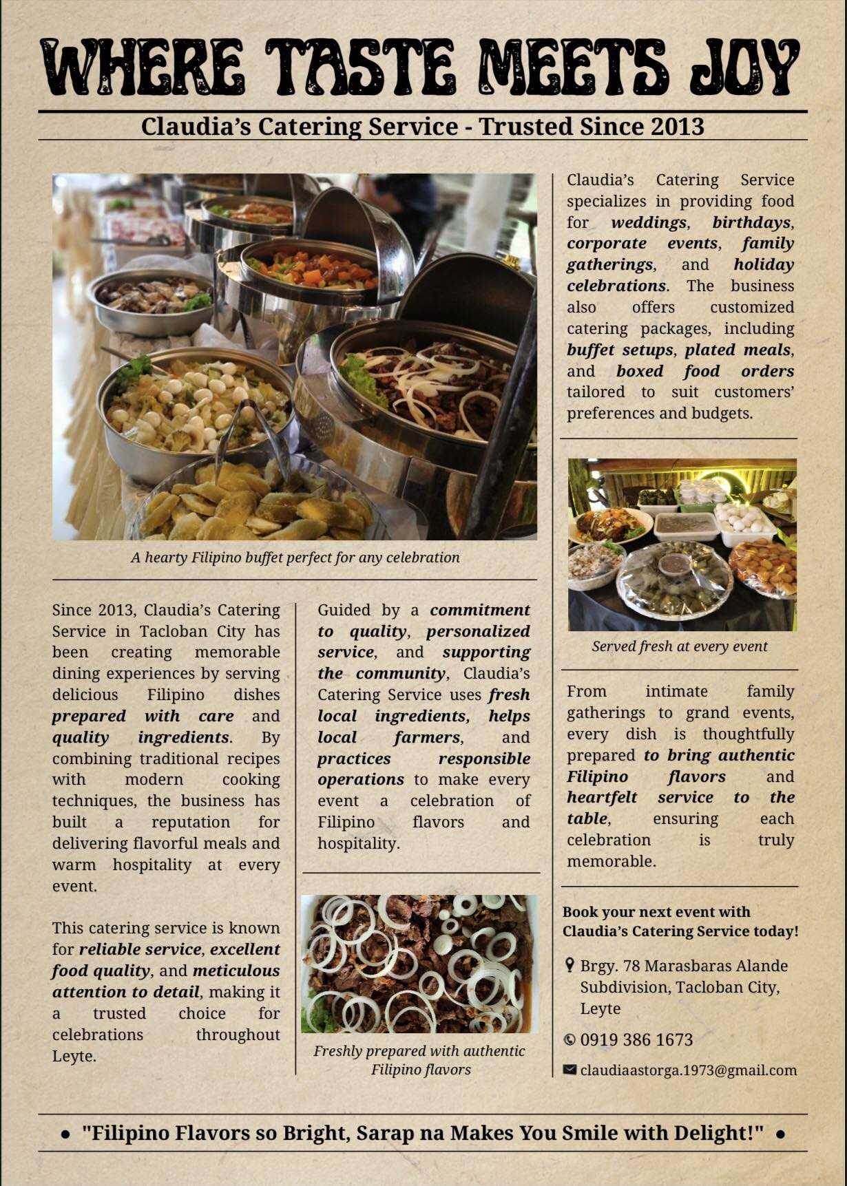 Claudia’s Catering Services photo 2
